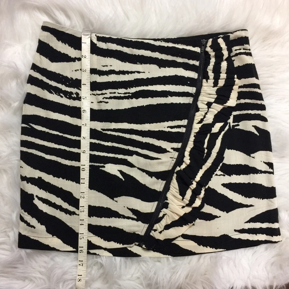 NWOT Free People Animal Print Mini Skirt